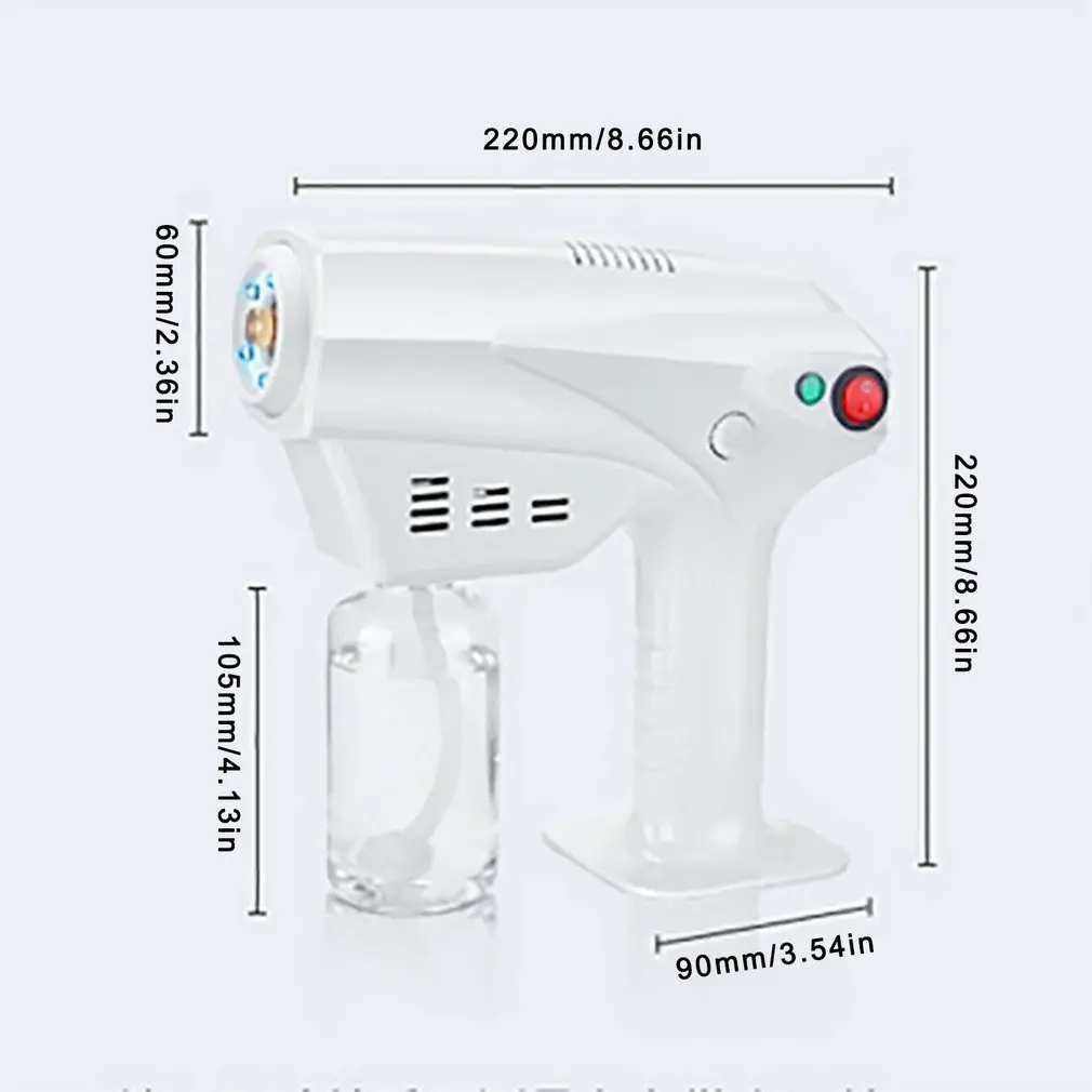 Disinfection Spray Machine Wireless Fogging Machine Handheld Disinfectant Fogger Cordless Rechargeable Electric Sprayer
Disinfection Spray Machine Wireless Fogging Machine Handheld Disinfectant Fogger Cordless Rechargeable Electric Sprayer