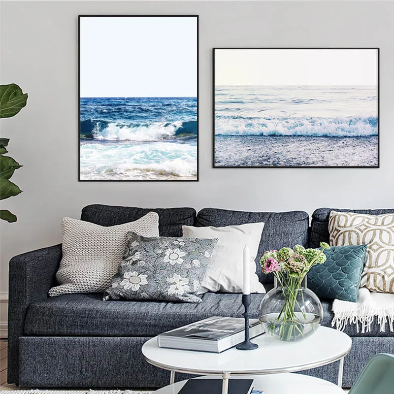 Nordic Home Decoration Blue Ocean Wave Poster Coastal Canvas Painting Seascape Wall Art Posters and Prints Living Room Decor
Nordic Home Decoration Blue Ocean Wave Poster Coastal Canvas Painting Seascape Wall Art Posters and Prints Living Room Decor