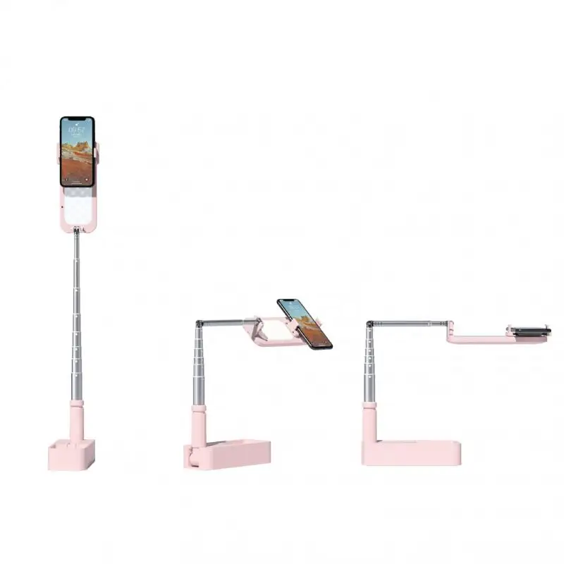 Portable Phone Holder Stand With Wireless Dimmable LED Selfie Fill Light Lamp For Live Video Fill Light Retractable Phone Stand
Portable Phone Holder Stand With Wireless Dimmable LED Selfie Fill Light Lamp For Live Video Fill Light Retractable Phone Stand