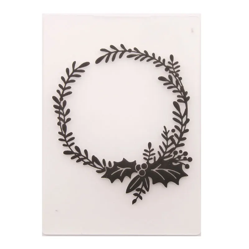 DIY Plastic Bump Embossing Template Making Scrapbook Cards Photo Album Crafts Decoration Embossed Printing Clip Christmas Wreath
DIY Plastic Bump Embossing Template Making Scrapbook Cards Photo Album Crafts Decoration Embossed Printing Clip Christmas Wreath