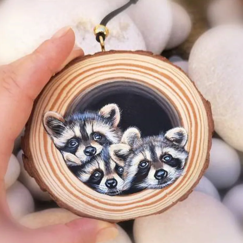Christmas Tree Home Decor Wooden Pendants Fireplace Animals Wood Chips Hanging Ornaments Hand-painted Wood Chips Traditional
Christmas Tree Home Decor Wooden Pendants Fireplace Animals Wood Chips Hanging Ornaments Hand-painted Wood Chips Traditional