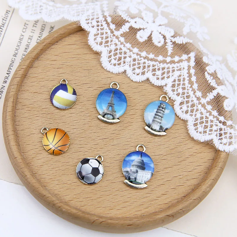10pcs Building Football Alloy Enamel Charms Pendants Sport Round Pendants Fit DIY Earring Bracelet Jewelry Accessories FX481
10pcs Building Football Alloy Enamel Charms Pendants Sport Round Pendants Fit DIY Earring Bracelet Jewelry Accessories FX481