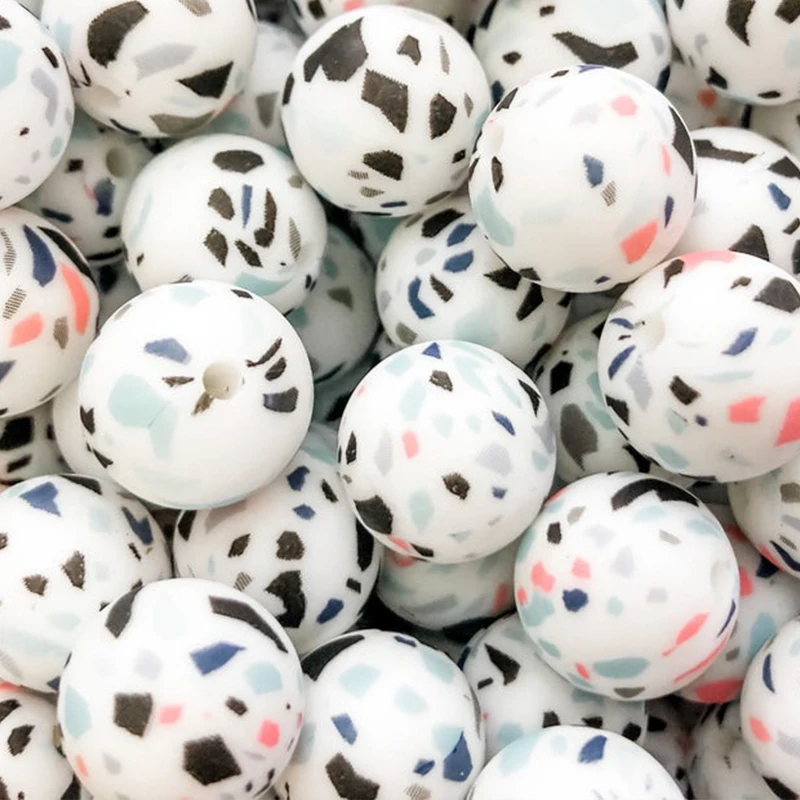 100pcs Leopard Silicone Chewing Beads Set BPA Free Round Soft Silicone Bulk Beads DIY Teethe Newborn Gifts For Baby Girl Boys
100pcs Leopard Silicone Chewing Beads Set BPA Free Round Soft Silicone Bulk Beads DIY Teethe Newborn Gifts For Baby Girl Boys