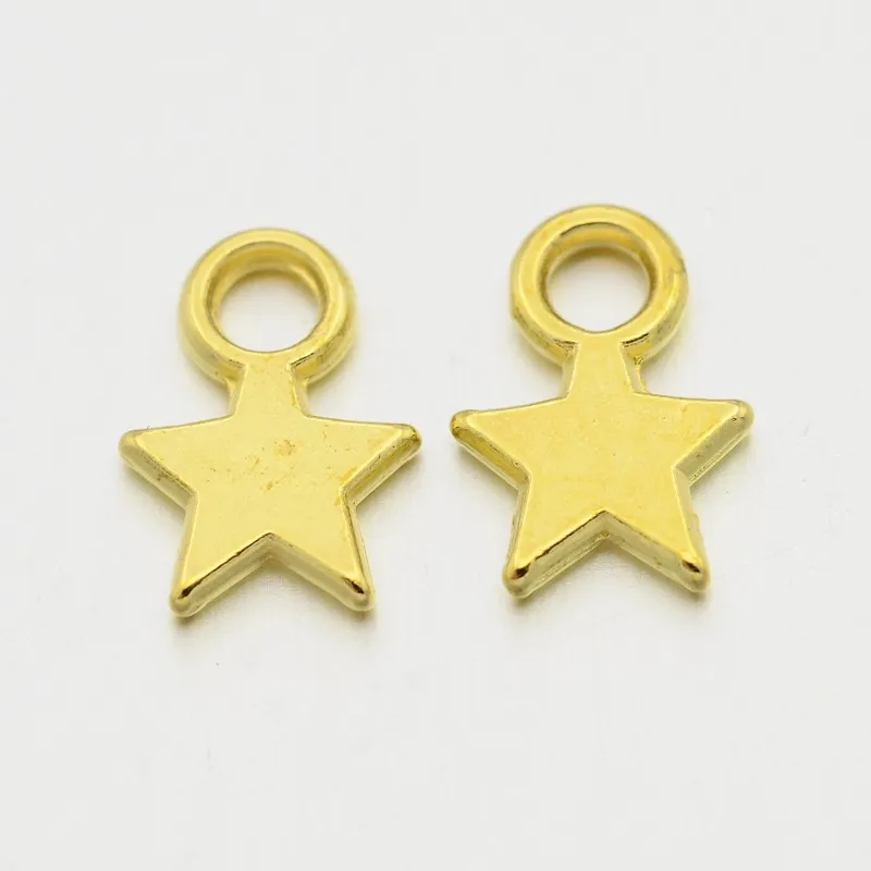 100pcs Tibetan Style Alloy Star Pendants For Necklaces Bracelets Jewelry Making DIY Accessories , Hole: 2.5mm
100pcs Tibetan Style Alloy Star Pendants For Necklaces Bracelets Jewelry Making DIY Accessories , Hole: 2.5mm
