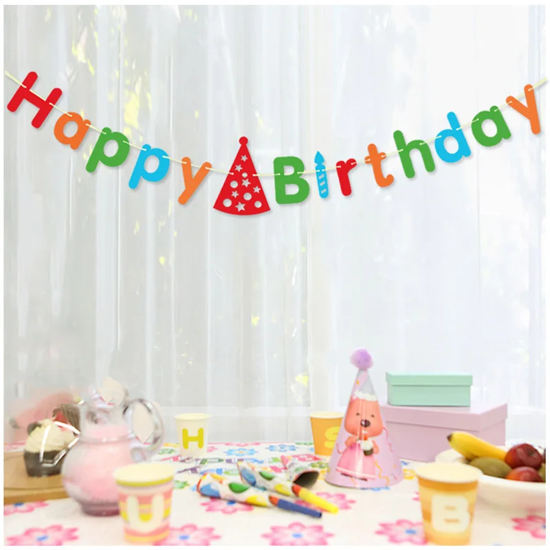 Colorful Happy Birthday Letters Paper Banners Bunting Hanging String Flags Baby Shower Party Decoration Favours
Colorful Happy Birthday Letters Paper Banners Bunting Hanging String Flags Baby Shower Party Decoration Favours
