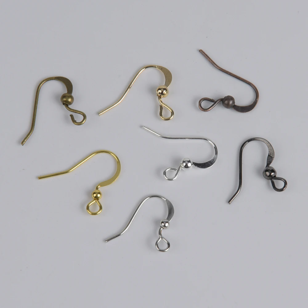 100Pcs/Lot 19*18mm DIY Earring Clasps Findings Twist Ear Wires Beaded Flat Earrings Hooks For Jewelry Making Supplies
100Pcs/Lot 19*18mm DIY Earring Clasps Findings Twist Ear Wires Beaded Flat Earrings Hooks For Jewelry Making Supplies
