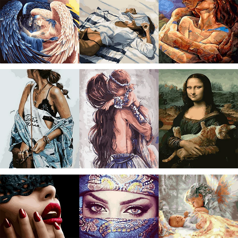 AMTMBS Angel With Baby And Sexy Girl DIY Painting By Numbers Adults Drawing On Canvas Pictures By Numbers Paintings Wall Decor
AMTMBS Angel With Baby And Sexy Girl DIY Painting By Numbers Adults Drawing On Canvas Pictures By Numbers Paintings Wall Decor