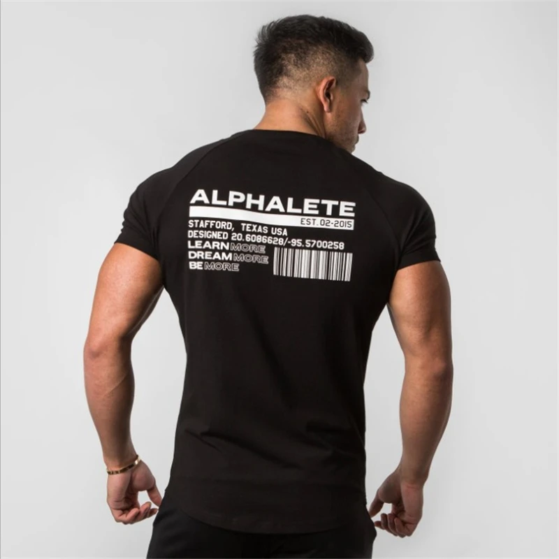 Casual Cotton Print t shirt Men Gyms Fitness Short sleeve T-shirt Male Bodybuilding Workout Tees Tops Clothes
Casual Cotton Print t shirt Men Gyms Fitness Short sleeve T-shirt Male Bodybuilding Workout Tees Tops Clothes