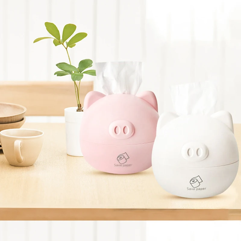 Cartoon piggy tissue box household paper roll paper storage box Round Shaped Tissue Box Container Towel Napkin Tissue Holder 
Cartoon piggy tissue box household paper roll paper storage box Round Shaped Tissue Box Container Towel Napkin Tissue Holder