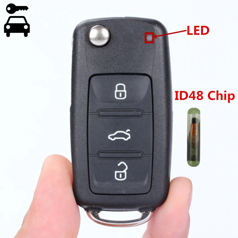 3 Buttons Car Flip Folding Remote Key with ID48 Chip for VW GOLF Jetta Beetle PASSAT Tiguan Polo Jetta Eos Sharan 753AB 202AD
3 Buttons Car Flip Folding Remote Key with ID48 Chip for VW GOLF Jetta Beetle PASSAT Tiguan Polo Jetta Eos Sharan 753AB 202AD