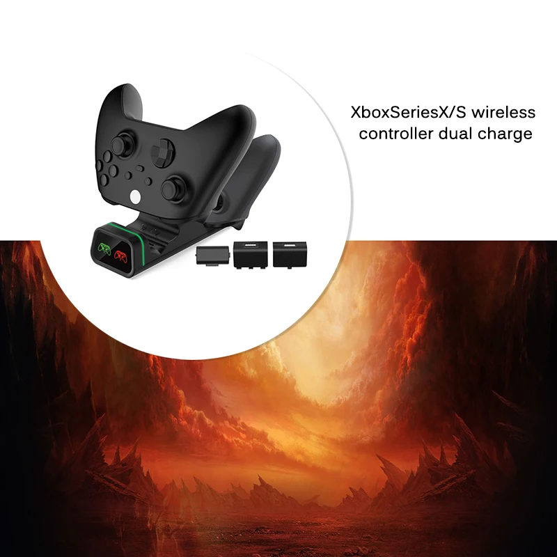 2020 зарядное устройство с двумя слотами, подставка для геймпада, поддержка зарядной док-станции, подходит для X Box X/S, простое в использовании ...
2020 зарядное устройство с двумя слотами, подставка для геймпада, поддержка зарядной док-станции, подходит для X Box X/S, простое в использовании ...
