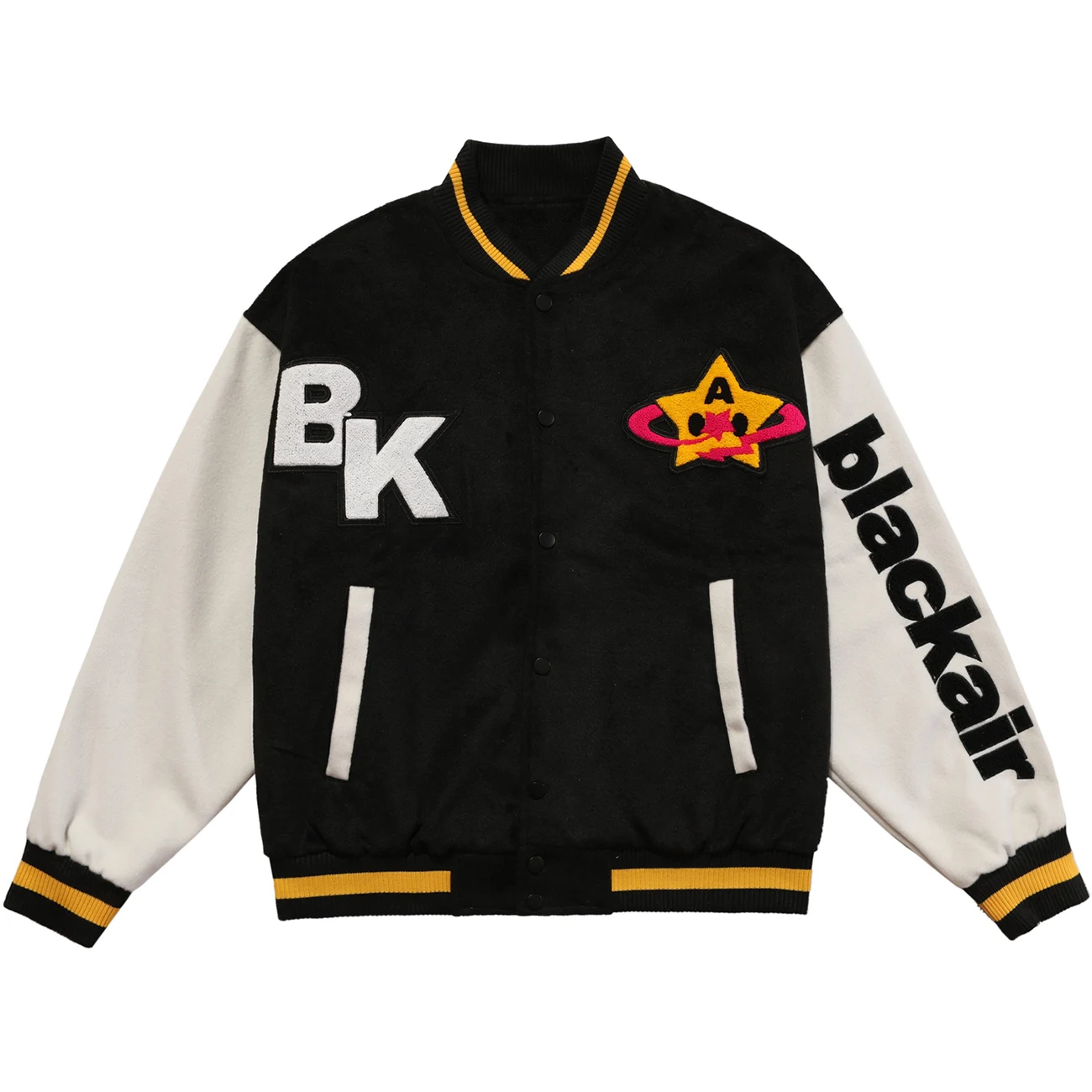 LACIBLE Men Baseball Jacket Coat Bomber Jacket Hip Hop Streetwear Star Skull Embroidery Autumn Unisex Casual Varsity Jacket Coat
LACIBLE Men Baseball Jacket Coat Bomber Jacket Hip Hop Streetwear Star Skull Embroidery Autumn Unisex Casual Varsity Jacket Coat