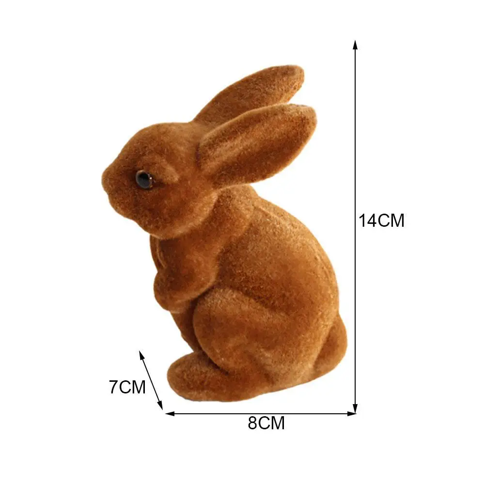 Flocking Plastic Rabbit Simulation Realistic Animal Rabbit Plush Home Doll Desktop Decor Stuffed Holiday Gift Children Cute Toy
Flocking Plastic Rabbit Simulation Realistic Animal Rabbit Plush Home Doll Desktop Decor Stuffed Holiday Gift Children Cute Toy