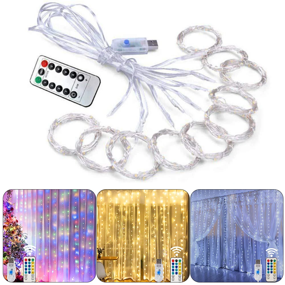 Светодиодная гирлянда на свадьбу, гирлянда-занавеска, USB-гирлянда, новогоднее, рождественское, домашнее декоративное светодиодное освещени... 
Светодиодная гирлянда на свадьбу, гирлянда-занавеска, USB-гирлянда, новогоднее, рождественское, домашнее декоративное светодиодное освещени...
