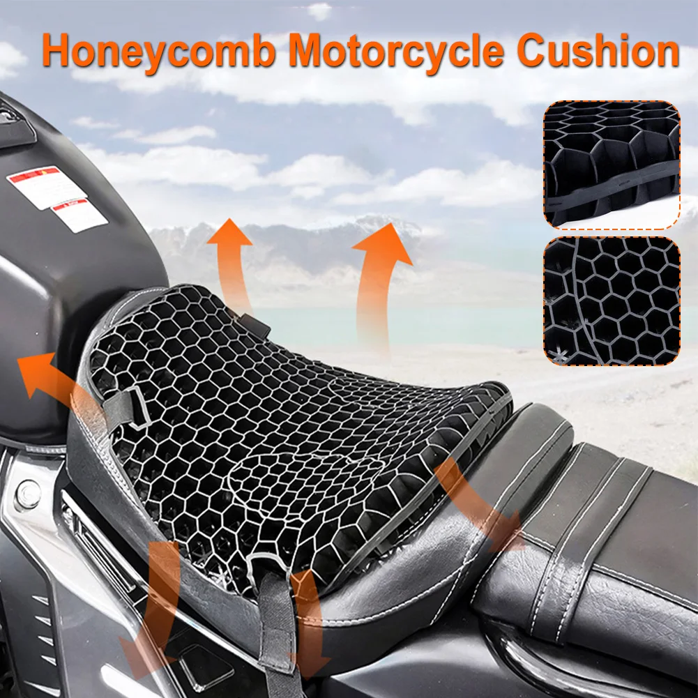 New Universal Motorcycle Cushion Honeycomb Breathable 3D shock absorption Massage High Elastic Seat High quality
New Universal Motorcycle Cushion Honeycomb Breathable 3D shock absorption Massage High Elastic Seat High quality