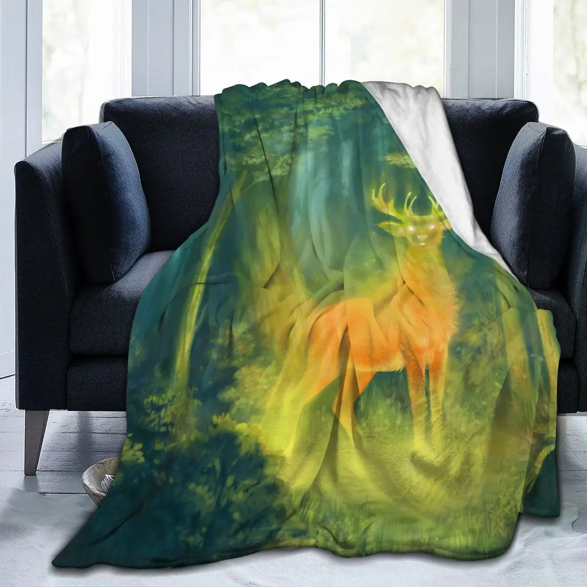 New animal Deer 3D printing printed blanket bedspread blanket retro bedding square picnic wool soft blanket
New animal Deer 3D printing printed blanket bedspread blanket retro bedding square picnic wool soft blanket