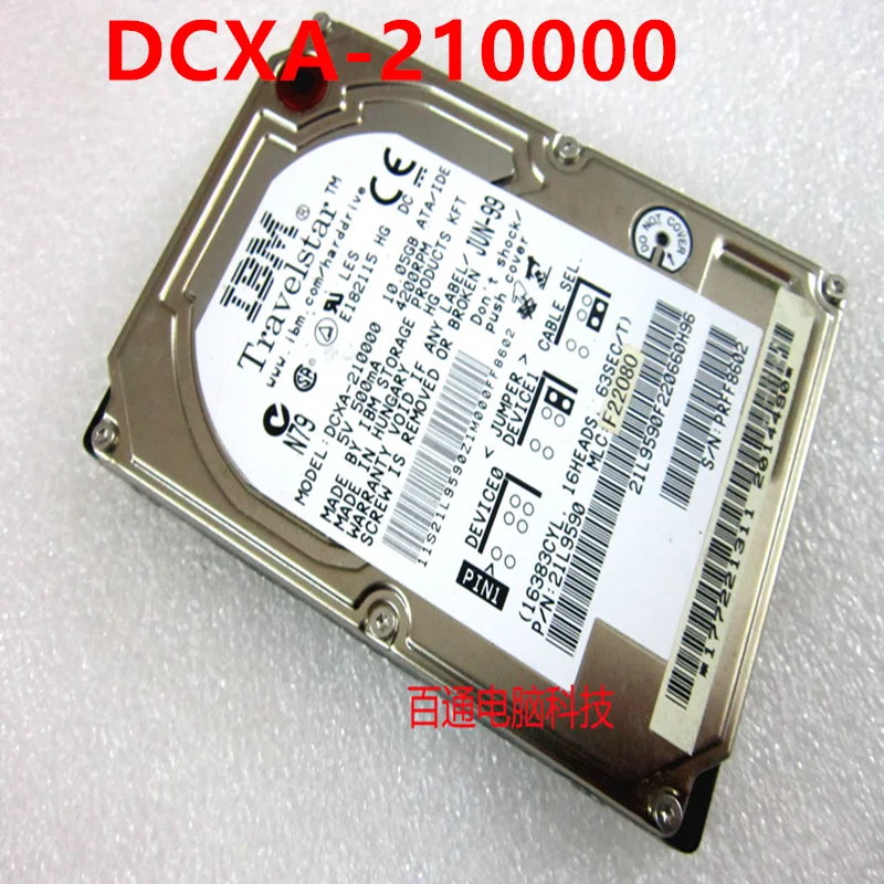 90% новый оригинальный HDD для IBM 10,05 GB 2,5 "2MB IDE 5400RPM для ноутбука HDD для DCXA-210000 21L9590
90% новый оригинальный HDD для IBM 10,05 GB 2,5 "2MB IDE 5400RPM для ноутбука HDD для DCXA-210000 21L9590