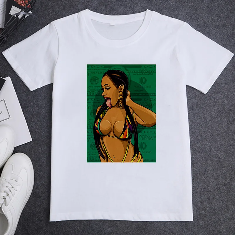 Summer new women's casual white T-shirt Harajuku sexy beauty print T-shirt fashion nightclub style sexy short sleeve T-shirt
Summer new women's casual white T-shirt Harajuku sexy beauty print T-shirt fashion nightclub style sexy short sleeve T-shirt