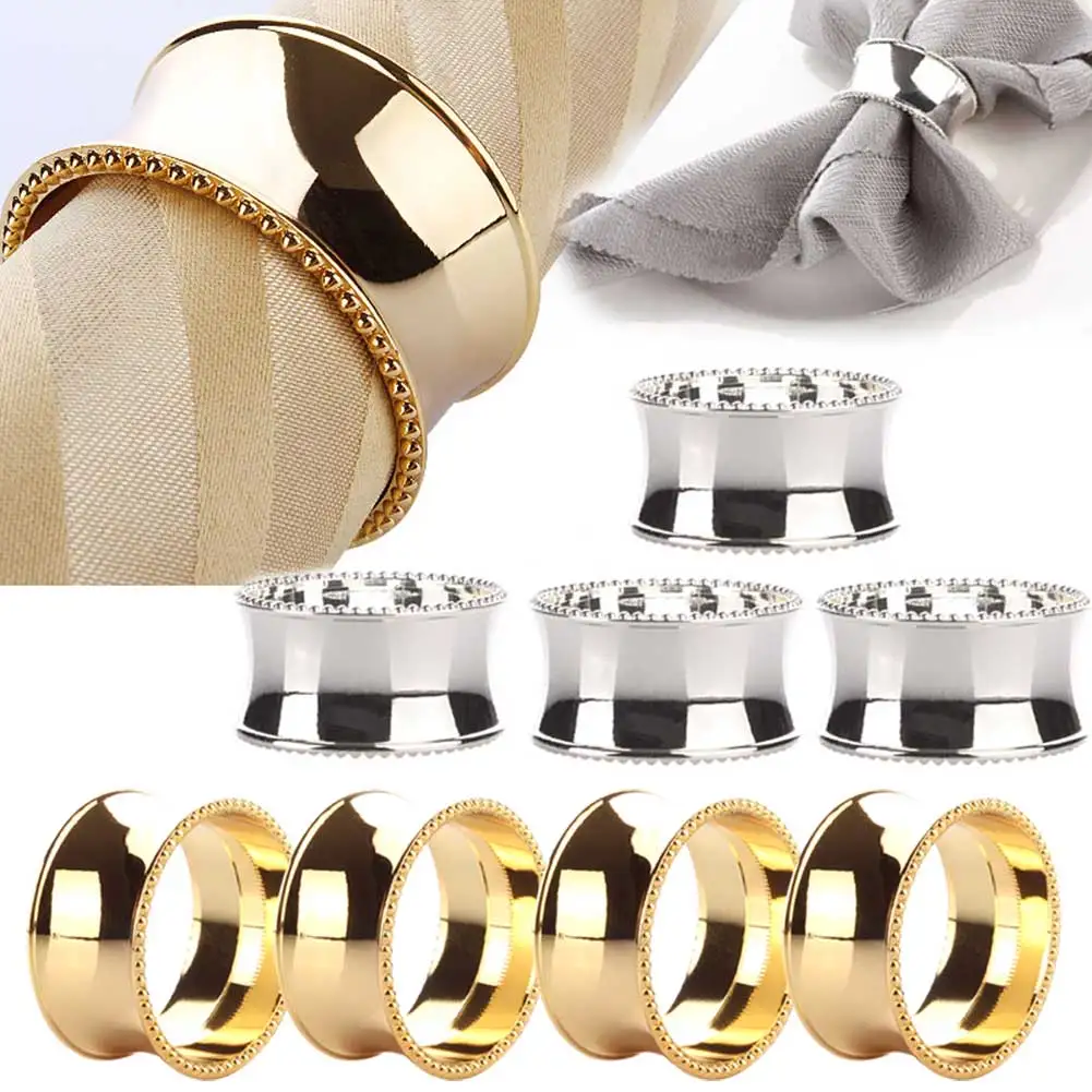 4pcs Stainless Steel Napkin Rings for Dinners Parties Weddings Hotel Supplies Diameter 4.5cm
4pcs Stainless Steel Napkin Rings for Dinners Parties Weddings Hotel Supplies Diameter 4.5cm
