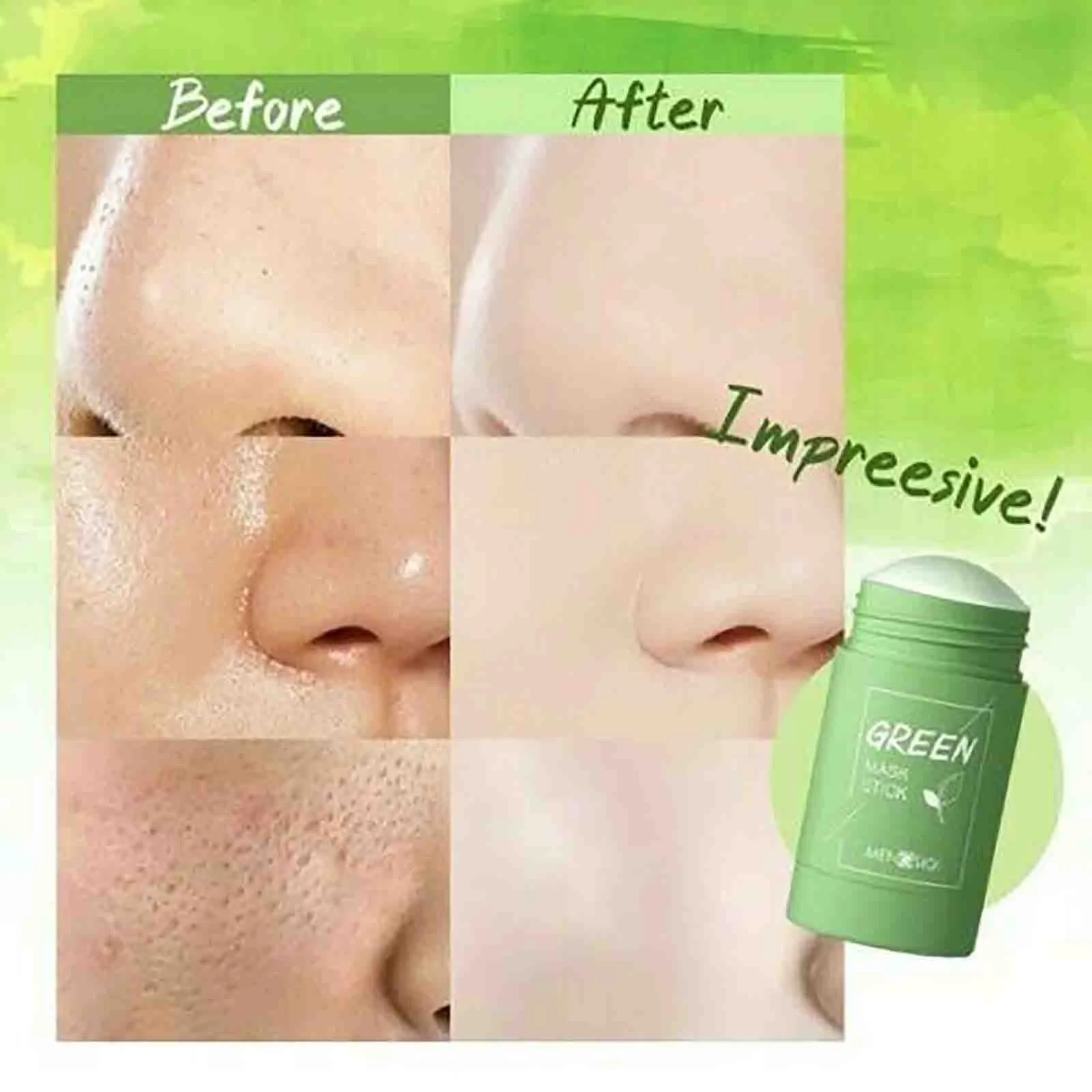 Green Tea Eggplant Cleansing Purifying Clay Stick Mask Oil Control Acne Eggplant Beauty Skin Moisturizing Hydrating Whitening
Green Tea Eggplant Cleansing Purifying Clay Stick Mask Oil Control Acne Eggplant Beauty Skin Moisturizing Hydrating Whitening