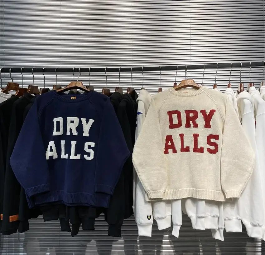Human Made Dry Alls Sweater Pullover Harajuku Men Clothing Fashion Knitted Coats Woman Designer Streetwear Winter Aesthetic Tops
Human Made Dry Alls Sweater Pullover Harajuku Men Clothing Fashion Knitted Coats Woman Designer Streetwear Winter Aesthetic Tops