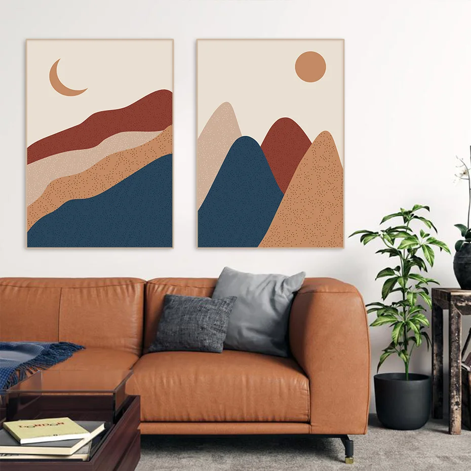 Abstract Landscape Boho Moon Modern Canvas Painting Minimalist Wall Art Pictures Posters Prints Interior Living Room Home Decor
Abstract Landscape Boho Moon Modern Canvas Painting Minimalist Wall Art Pictures Posters Prints Interior Living Room Home Decor