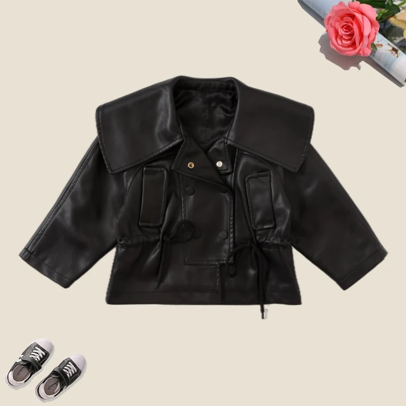 2021 New Spring & Autumn Girls Leather Coats for Baby Kids Long Sleeve Children Clothes for Teens 18M-8 Years Toddler PU Coats
2021 New Spring & Autumn Girls Leather Coats for Baby Kids Long Sleeve Children Clothes for Teens 18M-8 Years Toddler PU Coats