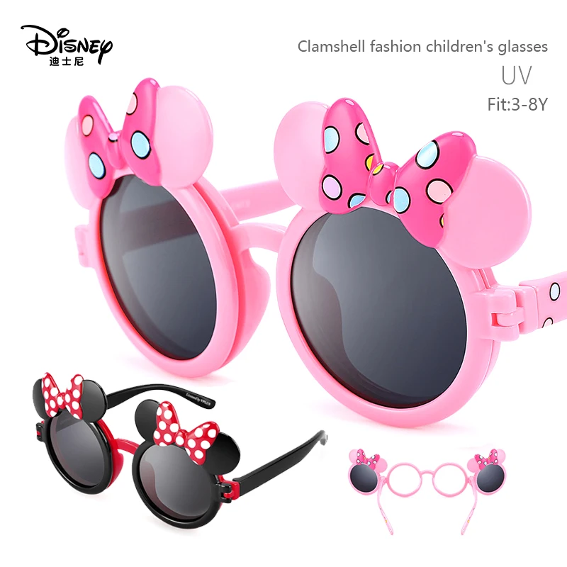 Disney New Mickey Minnie Mouse Children Sunglasses Clamshell Shaped Kids Polarized Light Prevents Ultraviolet Rays Glasses 3-8T
Disney New Mickey Minnie Mouse Children Sunglasses Clamshell Shaped Kids Polarized Light Prevents Ultraviolet Rays Glasses 3-8T