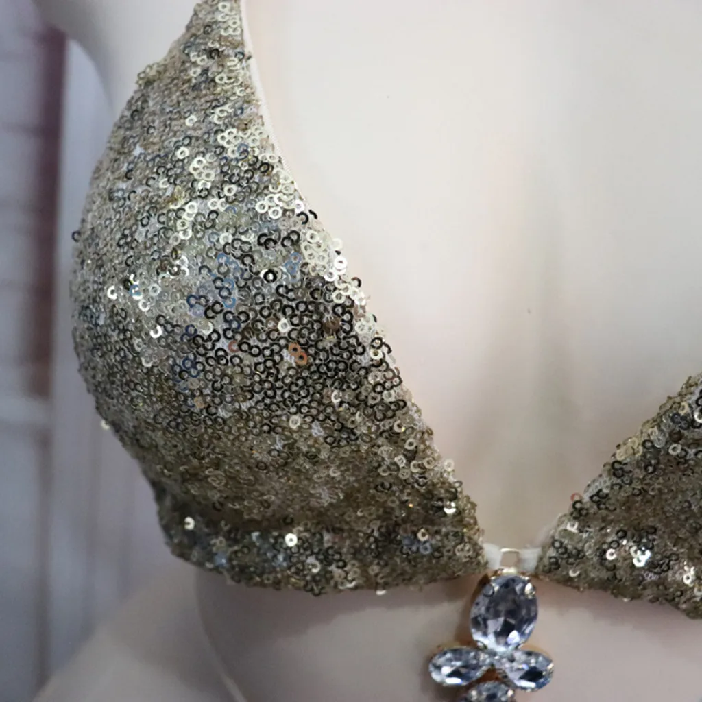 Sexy Sequin Rhinestone Crystal Diamond Push Up Bikini Bra 2021 Women Swimwear Female Swimsuit Two-pieces Bikini set Bathing Suit
Sexy Sequin Rhinestone Crystal Diamond Push Up Bikini Bra 2021 Women Swimwear Female Swimsuit Two-pieces Bikini set Bathing Suit
