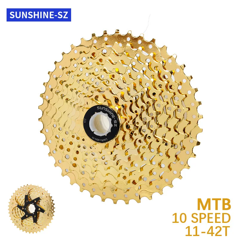 SUNSHINE MTB Cassette 10S 8/9/10/11/12 Speed 32/36/40/42/46/50/52T Mountain Bicycle Freewheel Bicycle Sprocket For Shimano/SRAM
SUNSHINE MTB Cassette 10S 8/9/10/11/12 Speed 32/36/40/42/46/50/52T Mountain Bicycle Freewheel Bicycle Sprocket For Shimano/SRAM
