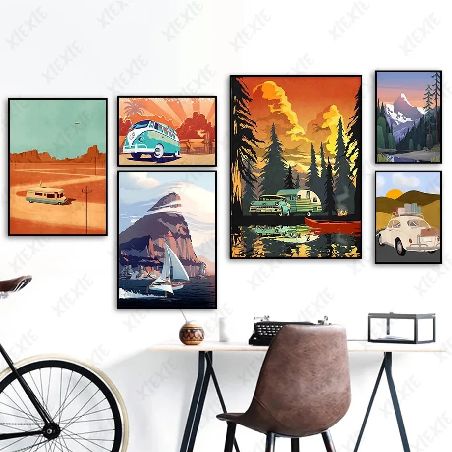 Watercolor Landscape Canvas Painting Suburban Car Poster Wallpaper Nordic Art Decoration Home Bedroom Picture Craft Print
Watercolor Landscape Canvas Painting Suburban Car Poster Wallpaper Nordic Art Decoration Home Bedroom Picture Craft Print