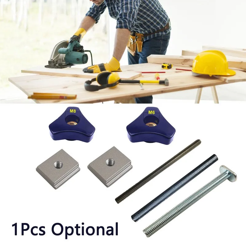 M6/M8 T-slot Slider T-track Jig Screw Fixture Rail Special Accessories WoodworkingTool Suitable For Sliding Fixtures
M6/M8 T-slot Slider T-track Jig Screw Fixture Rail Special Accessories WoodworkingTool Suitable For Sliding Fixtures