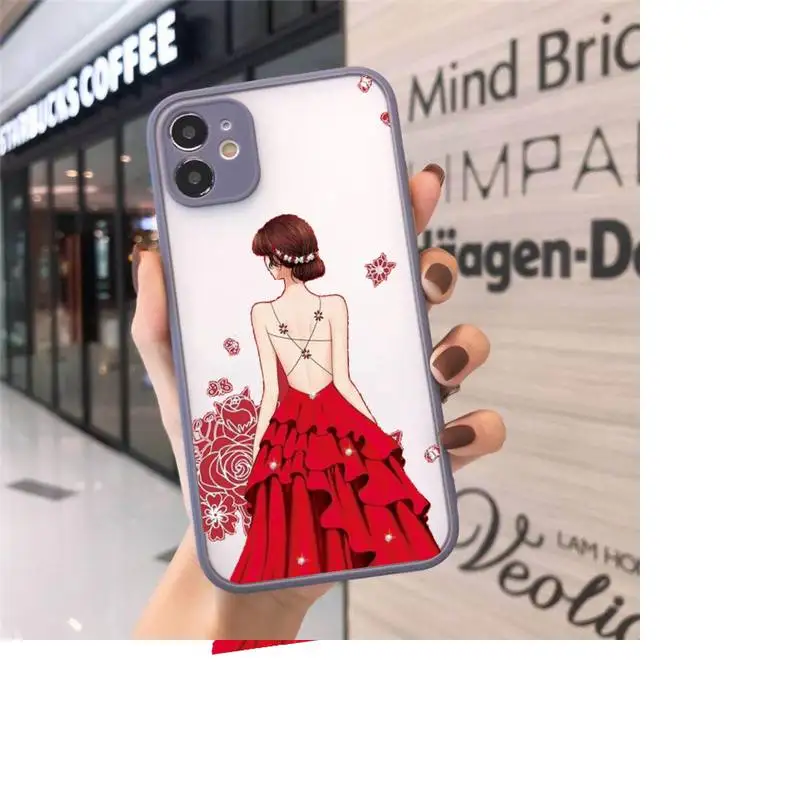 Fashion red dress girl marry couple Phone Cases Matte For iPhone 12 Mini 11 Pro XR XS Max 7 8 Plus X Hard PC Back Cover
Fashion red dress girl marry couple Phone Cases Matte For iPhone 12 Mini 11 Pro XR XS Max 7 8 Plus X Hard PC Back Cover