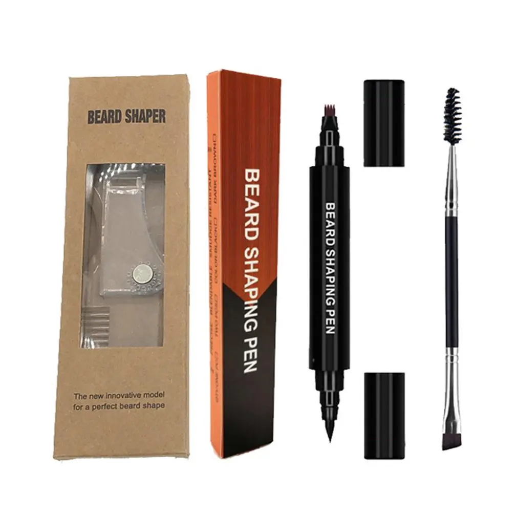 2 In 1 Beard Pencil Filler Kit For Men Four-Pronged Tip Waterproof And Sweat-Proof Men's Beard Pen Beard Filling Pen
2 In 1 Beard Pencil Filler Kit For Men Four-Pronged Tip Waterproof And Sweat-Proof Men's Beard Pen Beard Filling Pen