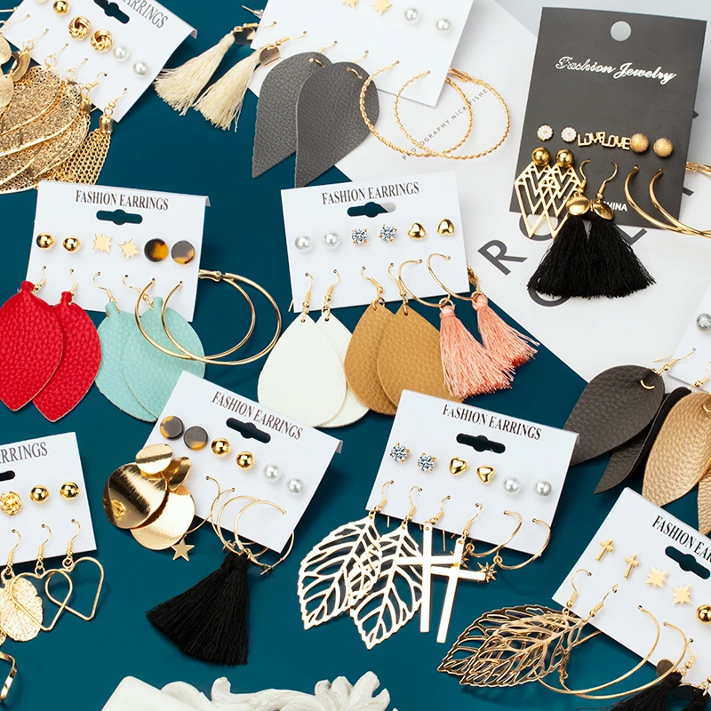 X&P New Fashion Tassel Korean Earrings for Women Statement Geometric Round Leather Earrings Set Big Drop Earring 2020 Jewelry
X&P New Fashion Tassel Korean Earrings for Women Statement Geometric Round Leather Earrings Set Big Drop Earring 2020 Jewelry