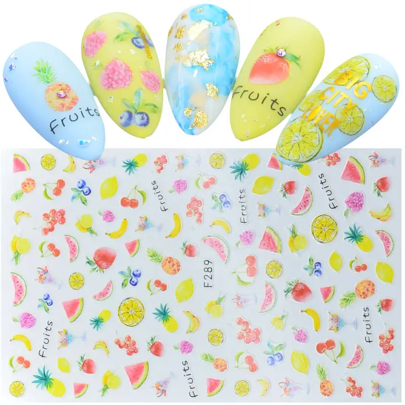 1 Pcs Summer Fruit 3D Nail Art Sticker Lemon Watermelon Strawberry Pattern Charm DIY Designs Decoration Manicure Tool
1 Pcs Summer Fruit 3D Nail Art Sticker Lemon Watermelon Strawberry Pattern Charm DIY Designs Decoration Manicure Tool
