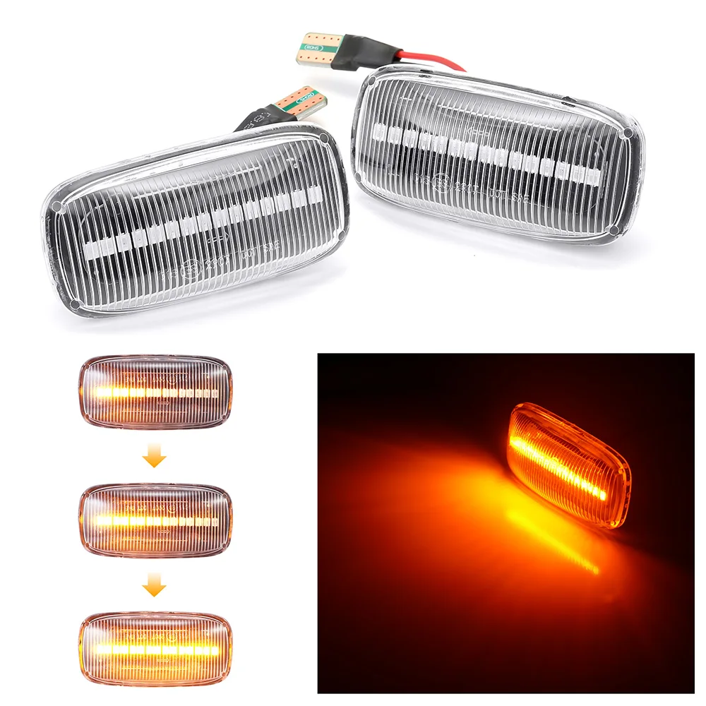 2 LED dynamic turn signal lights For Nissan Almera N15 95-00 Maxima 95-00 water side lights
2 LED dynamic turn signal lights For Nissan Almera N15 95-00 Maxima 95-00 water side lights
