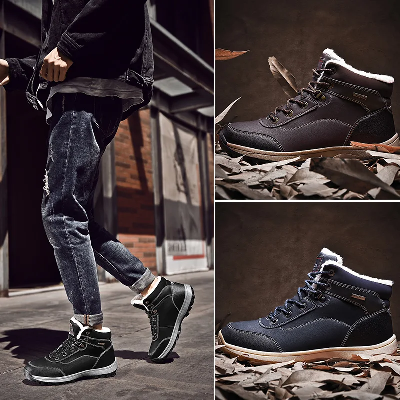 Classic Comfortable Men Casual Shoes Genuine Leather Thick With Short Boots Motorcycle Boots men shoes
Classic Comfortable Men Casual Shoes Genuine Leather Thick With Short Boots Motorcycle Boots men shoes