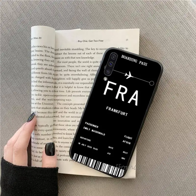 funny Personalised Plane Ticket Phone Case For Samsung galaxy S note 7 8 9 10 20 fe edge A 6 10 20 30 50 51 70 lite plus Soft
funny Personalised Plane Ticket Phone Case For Samsung galaxy S note 7 8 9 10 20 fe edge A 6 10 20 30 50 51 70 lite plus Soft