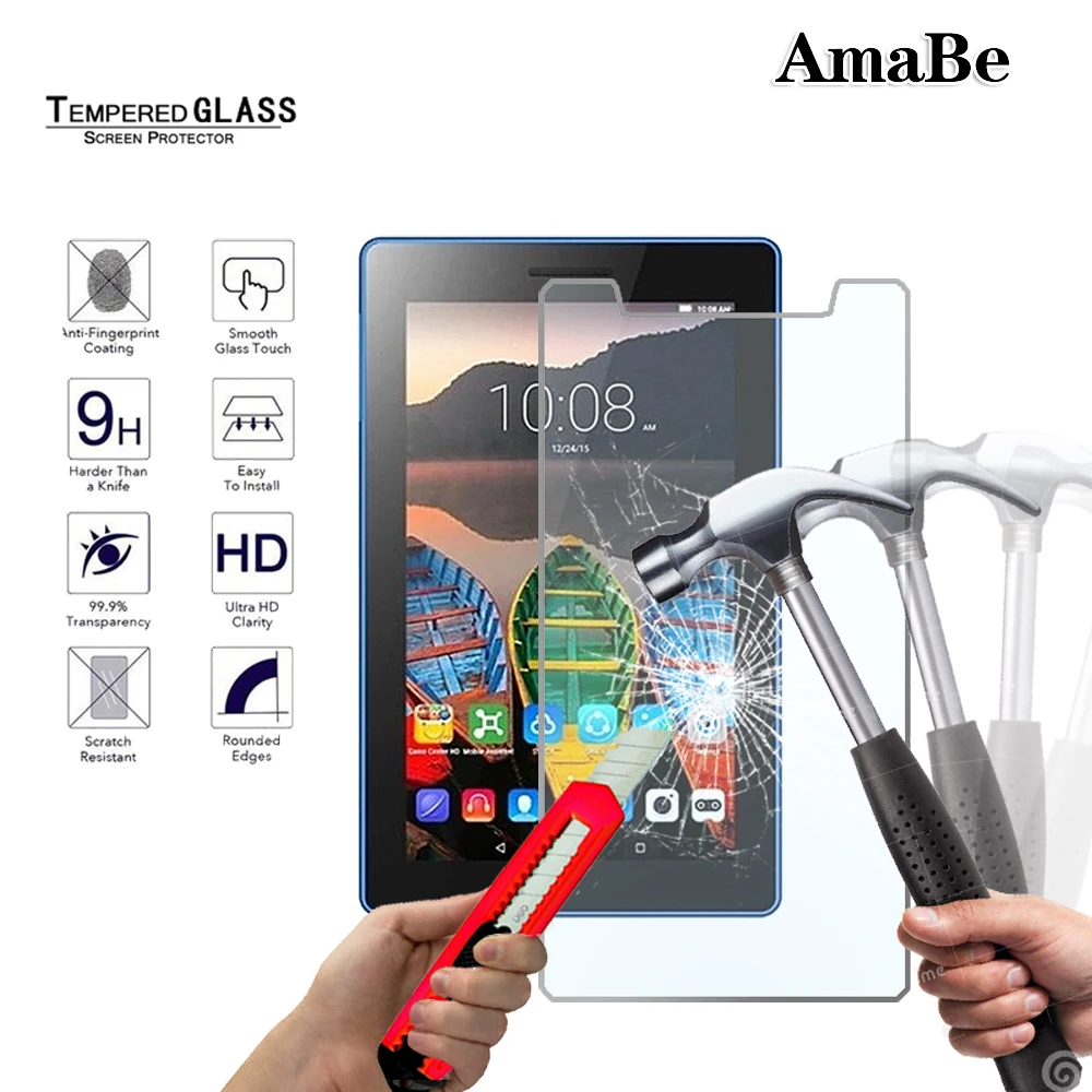 Защитное стекло HD для Lenovo Tab 3 7 дюймов/Tab 3 7 LTE, Защита экрана для Tab A7-30 A3300 7,0 дюйма, закаленное стекло, прозрачная пленка
Защитное стекло HD для Lenovo Tab 3 7 дюймов/Tab 3 7 LTE, Защита экрана для Tab A7-30 A3300 7,0 дюйма, закаленное стекло, прозрачная пленка