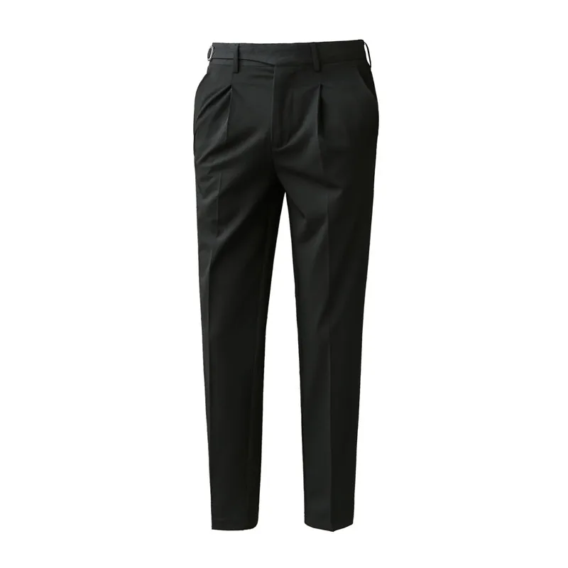 High Quality Men's Suit Pants British Business Dress Pants Casual Office Wedding Trousers Black Gray Streetwear Costume Homme
High Quality Men's Suit Pants British Business Dress Pants Casual Office Wedding Trousers Black Gray Streetwear Costume Homme