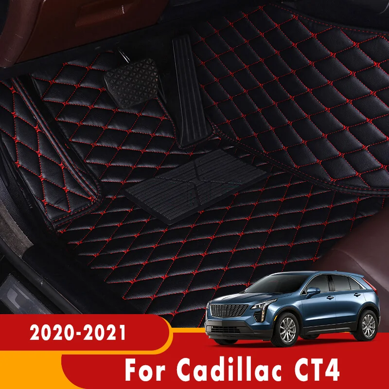 

Коврики для Cadillac CT4 2020 2021, автомобильные напольные коврики, автоаксессуары, запчасти на заказ, накладки для салона автомобиля с педалью
