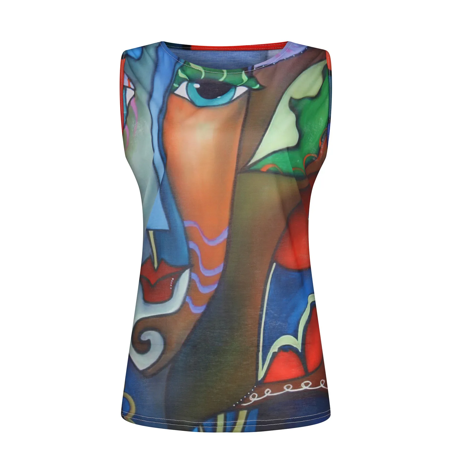 New African Tank Tops For Women Summer Sleeveless Printed Tops Vests O-neck Casual Tunics
New African Tank Tops For Women Summer Sleeveless Printed Tops Vests O-neck Casual Tunics