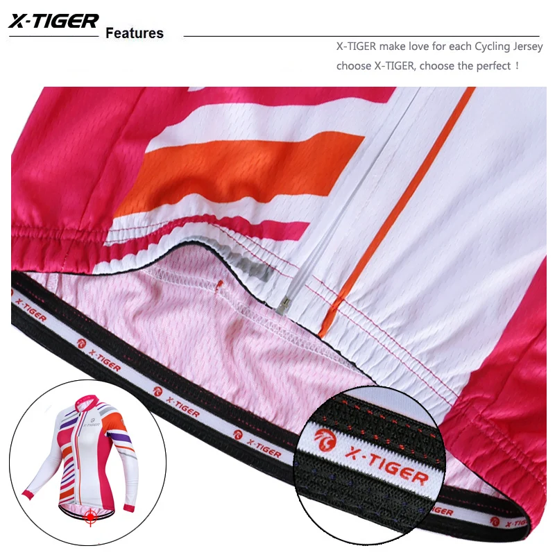 X-Tiger Pro Mtb Long Sleeve Clothing Winter Thermal Fleece Cycling Jersey Ropa Ciclismo Maillot Keep Warm Woman Men Bike Wear
X-Tiger Pro Mtb Long Sleeve Clothing Winter Thermal Fleece Cycling Jersey Ropa Ciclismo Maillot Keep Warm Woman Men Bike Wear