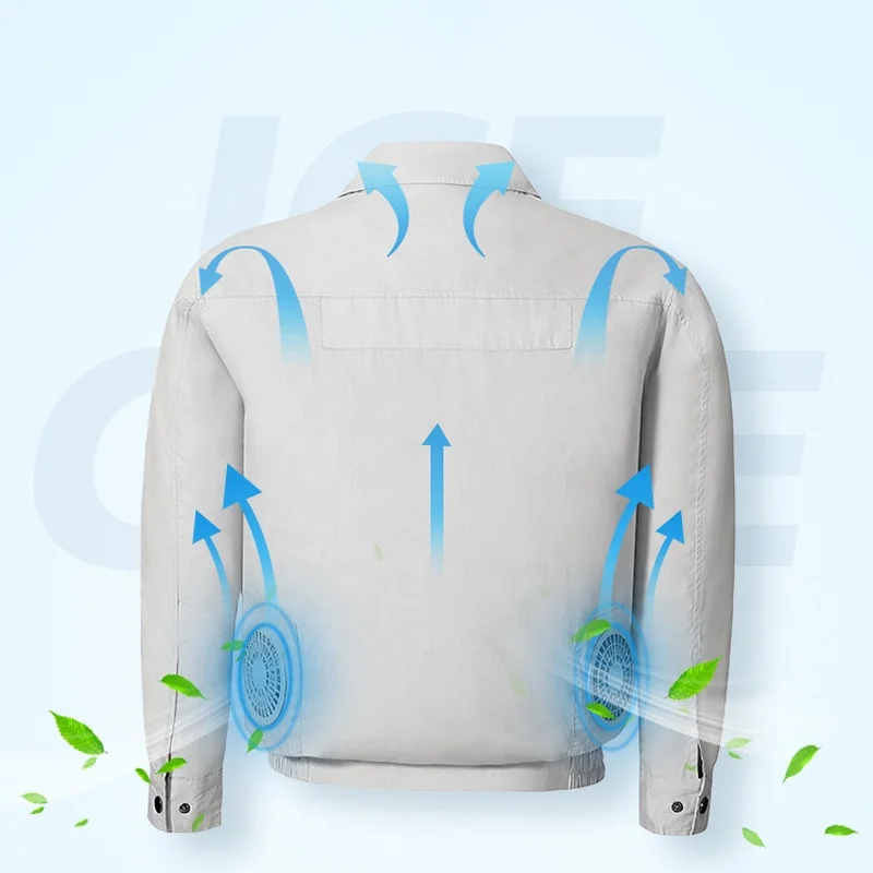 Summer New Windproof Air Conditioning Clothing Waterproof Air Conditioned Clothing Outdoor High Temperature Available
Summer New Windproof Air Conditioning Clothing Waterproof Air Conditioned Clothing Outdoor High Temperature Available