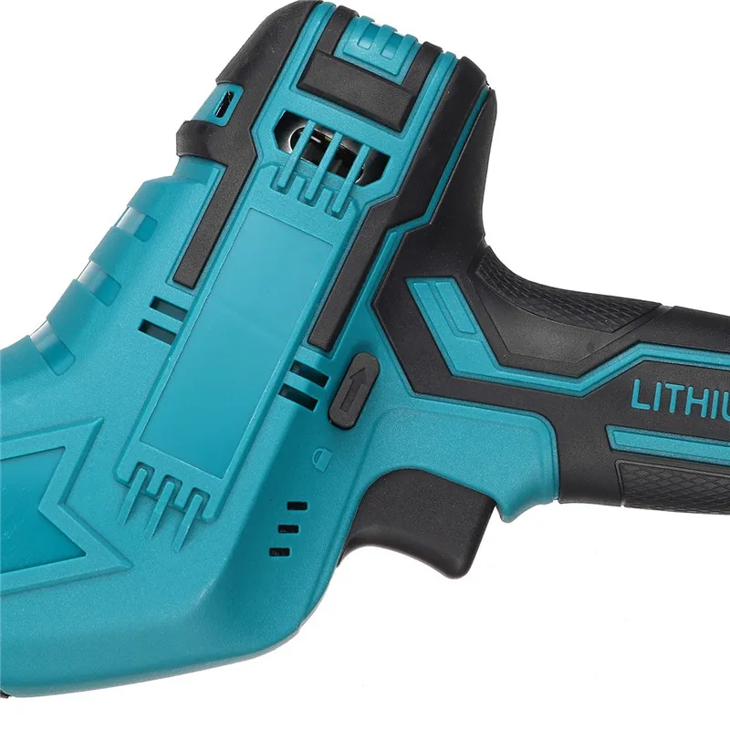 18V Cordless Reciprocating Saw + 4 Saw Blades Metal Cutting Wood Power Tool Portable Woodworking Cutters For Makita Battery 
18V Cordless Reciprocating Saw + 4 Saw Blades Metal Cutting Wood Power Tool Portable Woodworking Cutters For Makita Battery