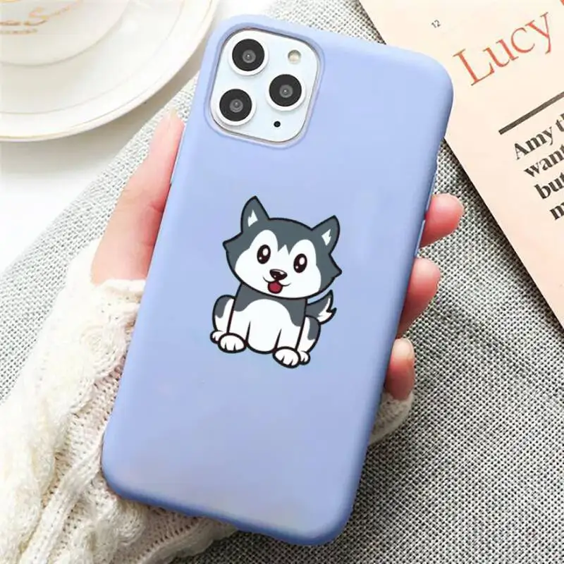 Animal Wolf Husky Dog Puppy Phone Case Candy Color Blue for iPhone 11 12 pro XS MAX 8 7 6 6S Plus X 5S SE 2020 XR
Animal Wolf Husky Dog Puppy Phone Case Candy Color Blue for iPhone 11 12 pro XS MAX 8 7 6 6S Plus X 5S SE 2020 XR