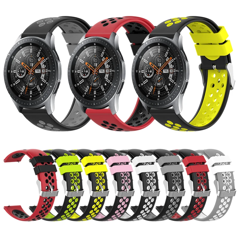 20 22mm Silicone Wrist bands For Samsung Galaxy Watch 46mm 42mm/Active/Gear S3 S2 Band Strap for Amazfit GTR/Huawei GT Bracelet
20 22mm Silicone Wrist bands For Samsung Galaxy Watch 46mm 42mm/Active/Gear S3 S2 Band Strap for Amazfit GTR/Huawei GT Bracelet