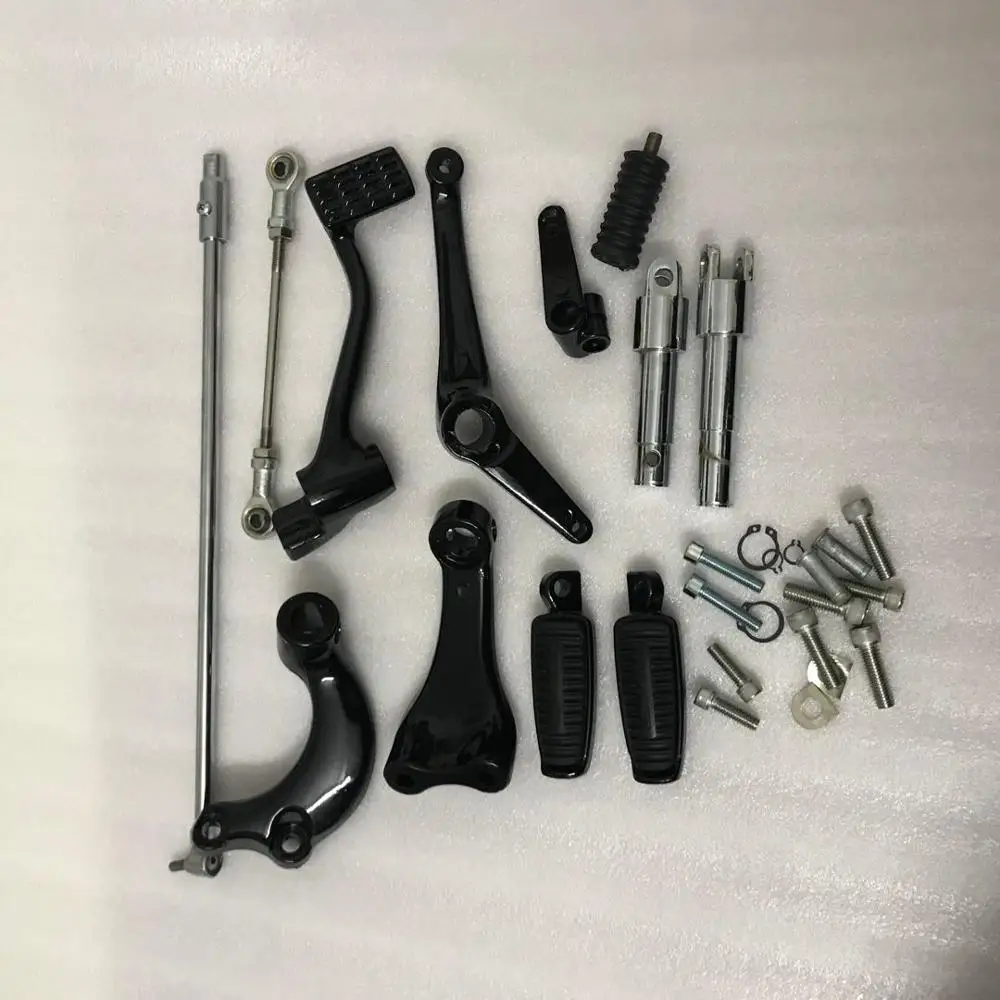 Front Forward Controls Foot Rest Pegs Brake Pedal Shifter Linkage Set For Harley Sportster XL 883 1200 04-20
Front Forward Controls Foot Rest Pegs Brake Pedal Shifter Linkage Set For Harley Sportster XL 883 1200 04-20