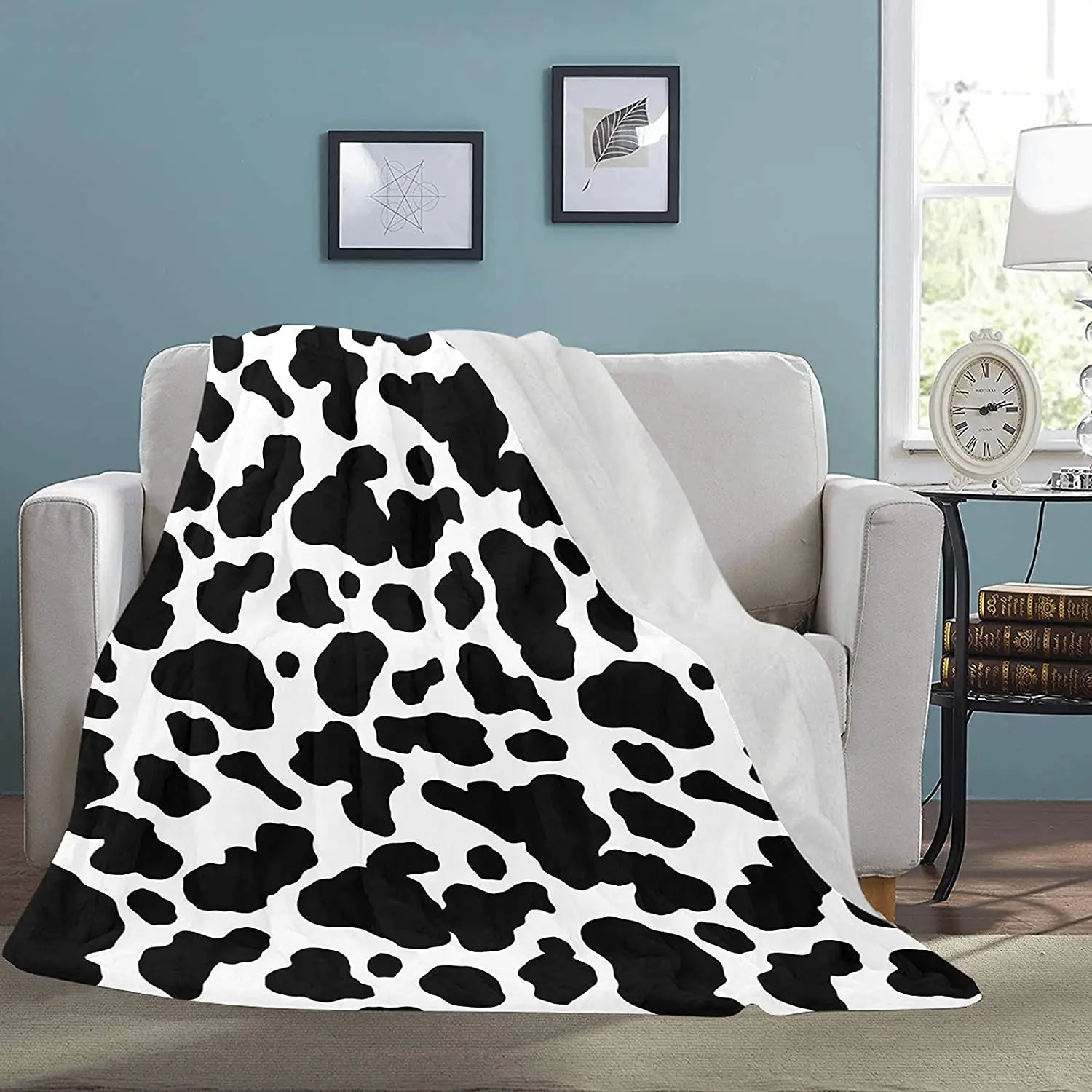 Cow Print Throw Blanket, Soft Warm Blankets Fluffy Throws for Travel Picnic Camping, Plush Decorations for Couch Bed Office
Cow Print Throw Blanket, Soft Warm Blankets Fluffy Throws for Travel Picnic Camping, Plush Decorations for Couch Bed Office